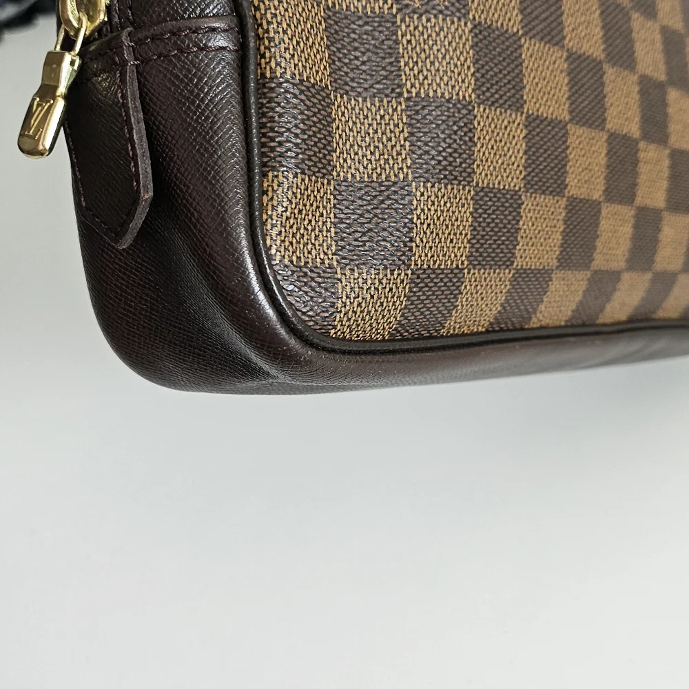 Louis Vuitton Damier Ebene Trousse Toilette Toiletry Bag